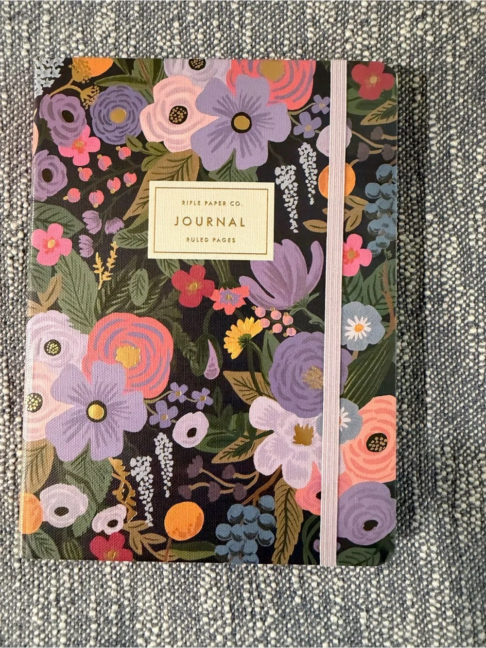 Riffle paper Co. Journal with pen “Garden Party Violet” 144 pages